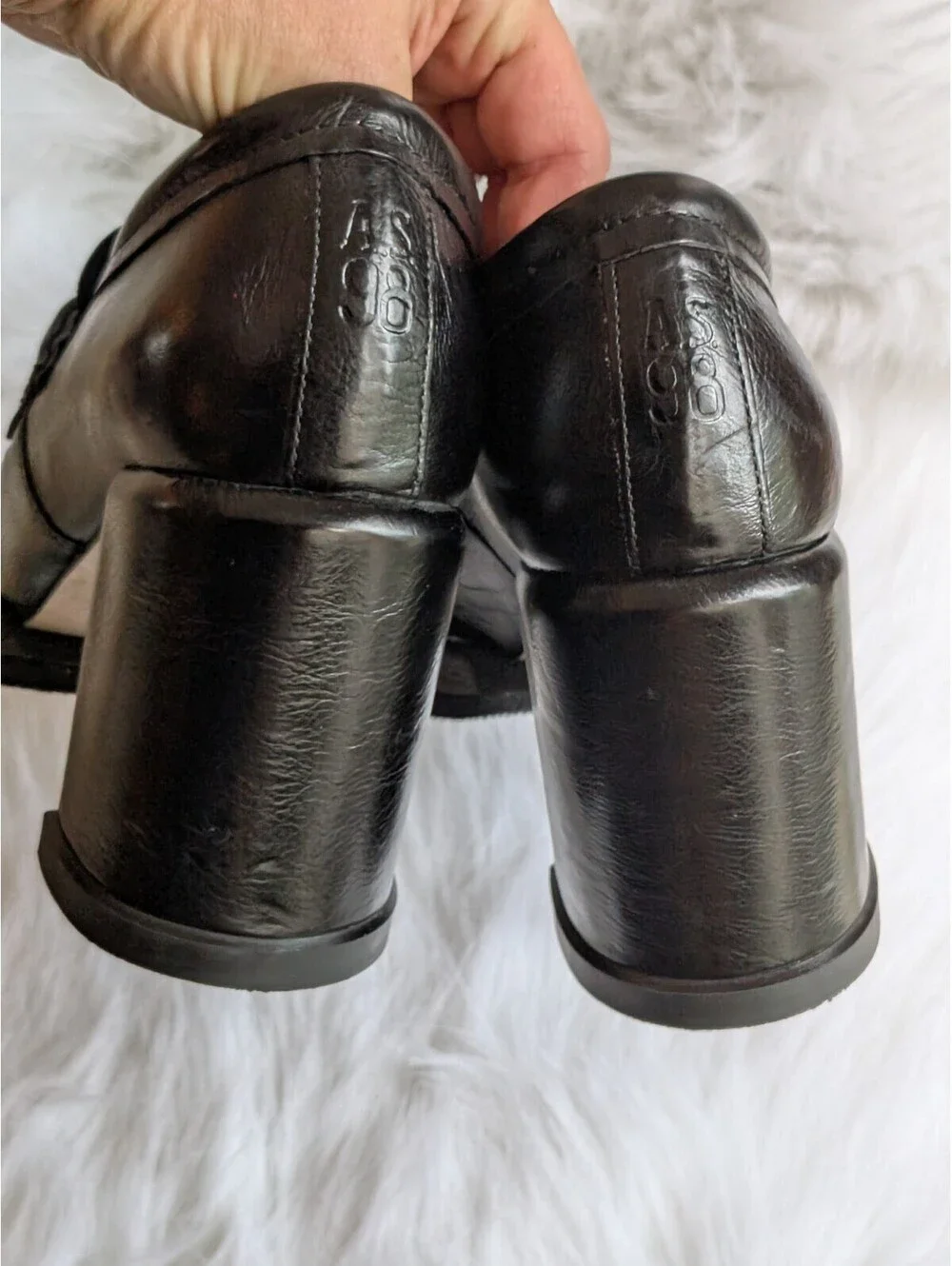 A.s.98 Leight platform Loafers 9/40 pre owned